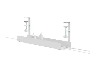 Neomounts - Kabelstyringsskuff - clamp-on design, universal skrivebordsmonterbar - hvit