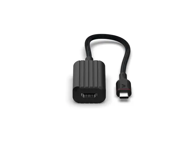 Unisynk - Video adapter 24 pin USB-C hann til HDMI 15 cm svart stø...