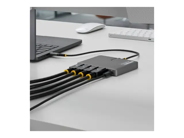 StarTech.com - dokkingstasjon USB-C / Displayport 4 x DP TAA-samsvar