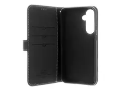 Insmat Exclusive - Lommebok for mobiltelefon kartong+papir+aluminiumsfolie, termoplast-polyuretan (TPU), ekte skinn, bomullssting - for Samsung Galaxy S23 FE