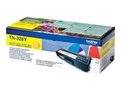 Brother TN328Y - Gul - original - tonerpatron for Brother DCP-9270CDN