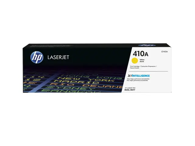 HP 410A - Gul - original - LaserJet - tonerpatron (CF412A) - for C...