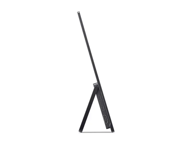 Acer ProDesigner PE160WUT smiuux - PE Series OLED-skjerm - 16" - portabel - berøringsskjerm - 2880 x 1800 - 350 cd/m² - 100000:1 - HDR10 - 1 ms - HDMI, 2xUSB-C - høyttalere - sølv 
