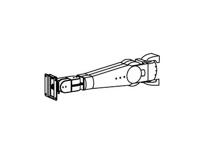 Ergotron 400 Series - Monteringssett (leddarm, sokkel, VESA-adapte...