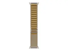 Apple - Sløyfe for smart armbåndsur - 49mm Stor størrelse - gyllenbrun