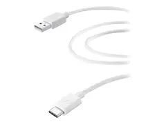 Cellular Line HOME - USB-kabel 24 pin USB-C (hann) til USB (hann) - 2 m - hvit