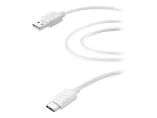 Cellular Line HOME - USB-kabel 24 pin USB-C (hann) til USB (hann) - 2 m - hvit