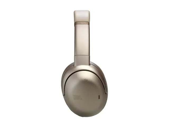 JBL Tour ONE M3 - Hodetelefoner med mikrofon full størrelse - Bluetooth - trådløs, kablet - aktiv støydemping - 3,5 mm jakk, USB-C - latte - Zoom Certified 