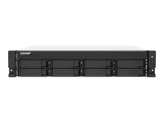 QNAP TS-873AeU - NAS-server - 8 br&#248;nner - kan monteres i rack SATA 6Gb/s - RAID 0, 1, 5, 6, 10, JBOD, 50, 60 - RAM 4 GB - 2.5 Gigabit Ethernet - iSCSI st&#248;tte - 2U