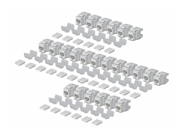 Startech - Trapes-jakk - 180°, 110 punch down - CAT 6 - UTP - RJ-4...