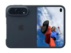 Apple - Beskyttende deksel for mobiltelefon MagSafe-samsvar - polykarbonat - marineblå - for iPhone Duo