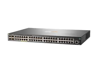 HPE Aruba 2930F 48G PoE+ 4SFP - Switch - L3 Styrt - 48 x 10/100/1000 (PoE+) + 4 x Gigabit SFP (opplink) - rackmonterbar - PoE+ (370 W)