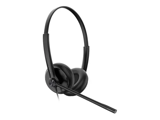 Yealink UH34 Lite Dual - Hodesett on-ear kablet USB svart UC-serti...