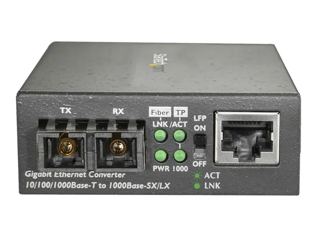 StarTech.com Multimode SC Fiber Media Converter for 10/100/1000 Ne...