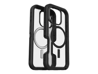 OtterBox Defender Series XT - Baksidedeksel for mobiltelefon robust - MagSafe-samsvar - plastikk - m&#248;rk side (klar / svart) - for Apple iPhone 16 Pro
