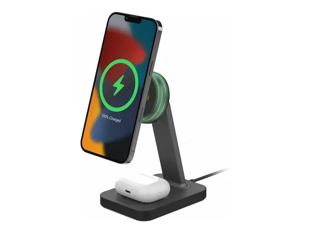 mophie snap+ - Trådløst ladestativ 15 watt svart