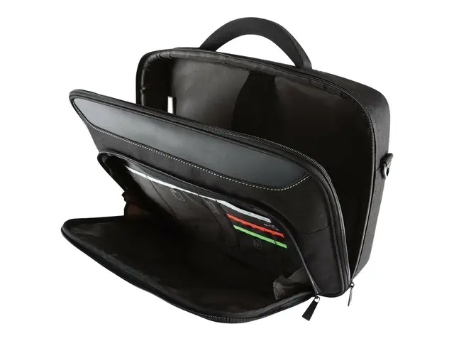 Targus Classic Clamshell - Notebookbæreveske - 14" - svart, rød