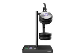 Yealink WH62 Dual - For Microsoft Teams - hodesett on-ear - DECT - tr&#229;dl&#248;s - Certified for Microsoft Teams