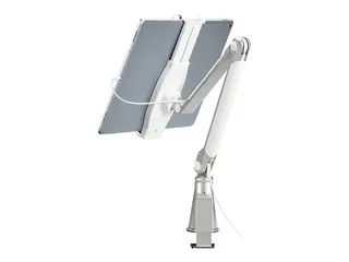 Neomounts TABLET-D100 - Monteringssett - full bevegelse for nettbrett - sølv - klemmemonterbar, skrivebordsmonterbar