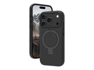 dbramante1928 Iceland Ultra - Baksidedeksel for mobiltelefon robust - stativ - MagSafe-samsvar - D3O, plastikk - svart - for Apple iPhone 17 Pro