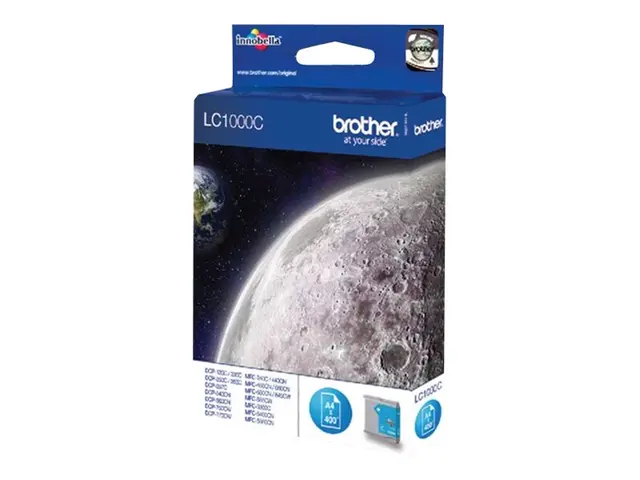 Brother LC1000C - Cyan - original - blekkpatron - for Brother DCP-...