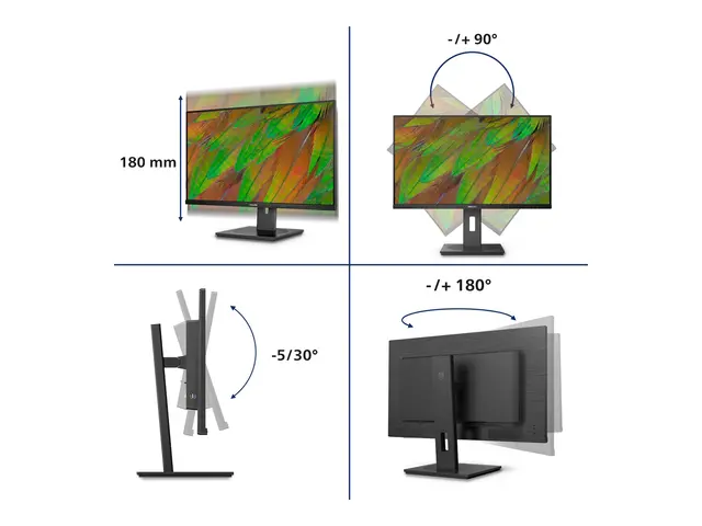 Philips 32B1N3800 - 3000 Series LED-skjerm 32" (31.5" synlig) 3840...