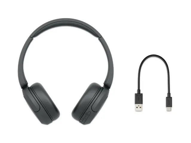 Sony WH-CH520 - Hodetelefoner med mikrofon on-ear Bluetooth trådlø...