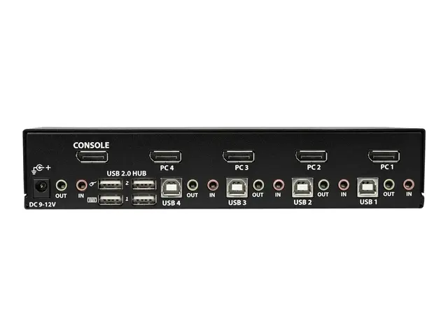 Startech 4 Port DisplayPort KVM Switch, 4K 60Hz, Single Display, D...