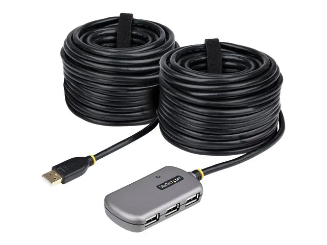 StarTech.com USB Extender Hub, 24m 2.0 Extension Cable with 4-Port...