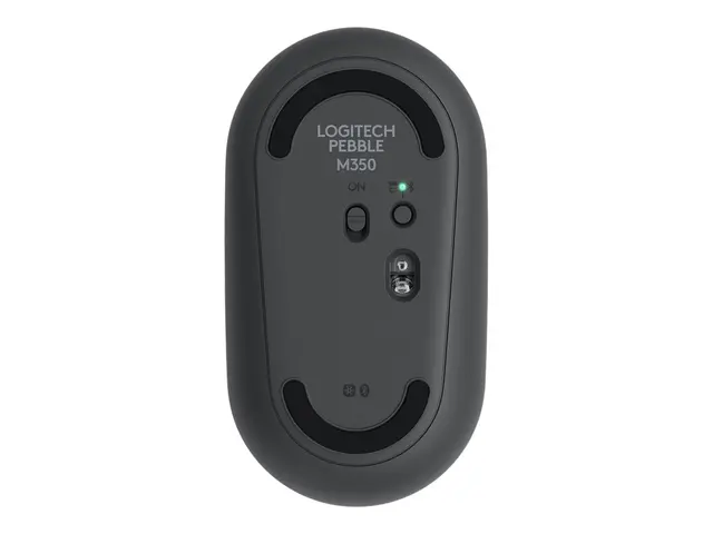Logitech Pebble M350 - Mus optisk 3 knapper trådløs 2.4 GHz, Bluet...