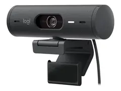 Logitech BRIO 500 - Nettkamera farge - 1920 x 1080 - 1080p, 720p - lyd - USB-C