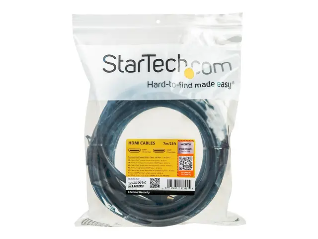 StarTech.com Premium Certified High Speed HDMI 2.0 Cable with Ethe...