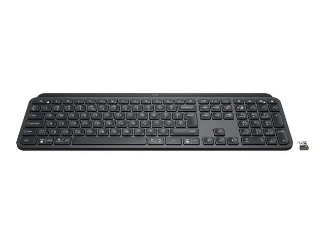 Logitech MX Keys - Tastatur bakbelysning trådløs Bluetooth, 2.4 GH...
