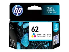 HP 62 - 4.5 ml - farge (cyan, magenta, gul) original - hengeboks - blekkpatron - for ENVY 5540, 5640, 7640; Officejet 5740