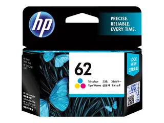 HP 62 - 4.5 ml - farge (cyan, magenta, gul) original - hengeboks - blekkpatron - for ENVY 5540, 5640, 7640; Officejet 5740