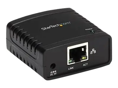 Startech 10/100Mbps Ethernet to USB 2.0 Network Print Server - Win...