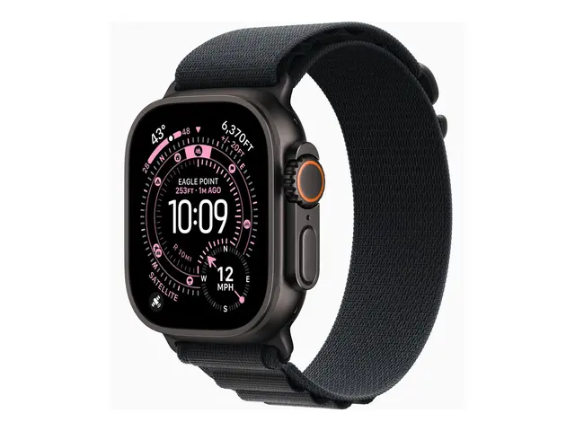 Apple Watch Ultra 3 - 49 mm svart titan Ja smartklokke med Alpine ...