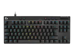 Logitech G PRO X RAPID - Tastatur - TKL - bakgrunnsbelyst USB - QWERTY - Nordisk (dansk/finsk/norsk/svensk) - tastsvitsj: Linear - svart