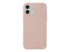 dbramante1928 Monaco - Baksidedeksel for mobiltelefon snappfeste - MagSafe-samsvar - 100 % resirkulert plast - rosa sand - for Apple iPhone 12, 12 Pro
