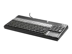 HP POS Keyboard with Magnetic Stripe Reader Tastatur - USB - Norsk - for Engage Flex Mini Retail System; Engage One; MX12; RP9 G1 Retail System
