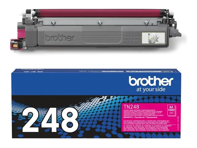 Brother TN248M - Magenta original boks tonerpatron for DCP-L3515, ...