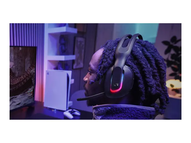 ASTRO Gaming A20 X - Hodesett - full størrelse Bluetooth / LIGHTSPEED - trådløs, kablet - USB-A, USB-C - svart 