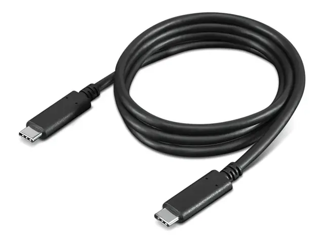 Lenovo - USB-kabel USB-C (hann) til 20 V 5 A 1 m 4K-støtte, USB Po...