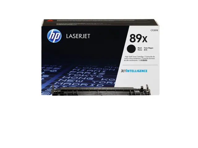 HP 89X - Høykapasitets svart original LaserJet tonerpatron (CF289X)