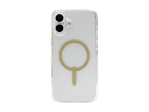 ZAGG Milan Snap - Baksidedeksel for mobiltelefon MagSafe-samsvar - gullglans - for Apple iPhone 16 Plus