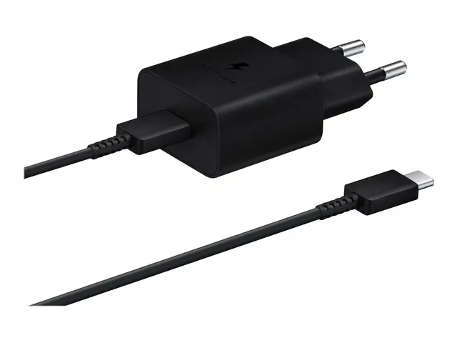 Samsung EP-T1510 - Strømadapter 15 watt 2 A PD (24 pin USB-C) svart
