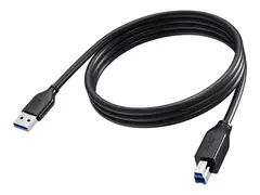Vision - USB-kabel - USB-type A (hann) til USB Type B (hann) USB 3.0 - 2 m - svart