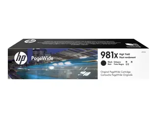HP 981X - 194 ml - Høy ytelse - svart - original PageWide - blekkpatron - for PageWide Enterprise Color MFP 586; PageWide Managed Color E55650