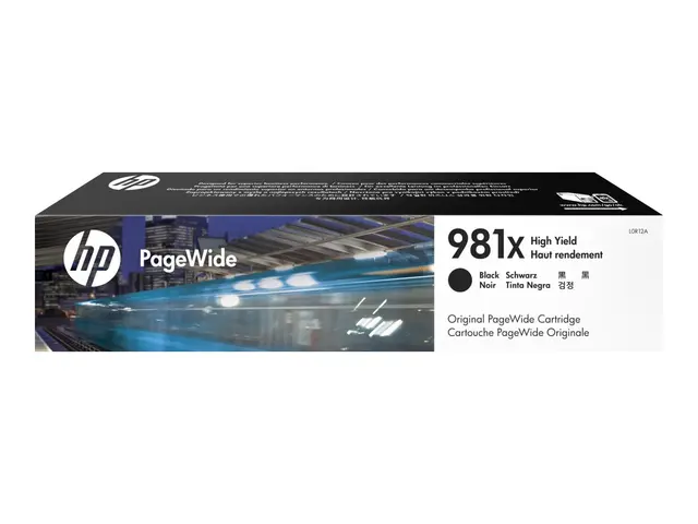 HP 981X - 194 ml - Høy ytelse - svart - original - PageWide - blek...