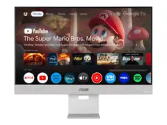 ASUS ZenScreen - LED-skjerm - 27" (27" synlig) 3840 x 2160 UHD @ 60 Hz - IPS - 400 cd/m² - 100000000:1 - DisplayHDR 400 - 5 ms - HDMI, DisplayPort, USB-C - høyttalere - sølv